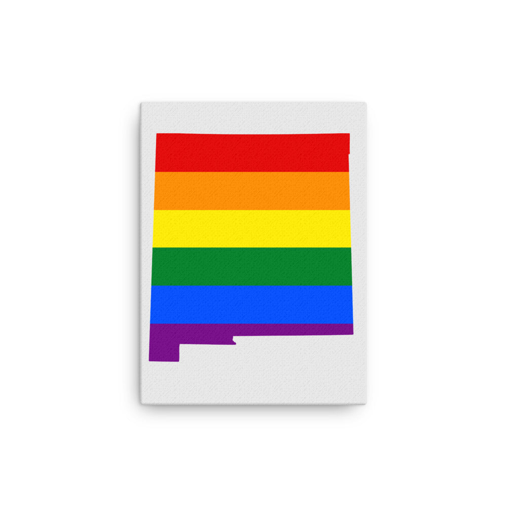 New Mexico LGBTQ Pride Canvas Wall Art 12″×16″ Pride New Mexico thin-canvas-_in_-12x16-front-6424d657bc205