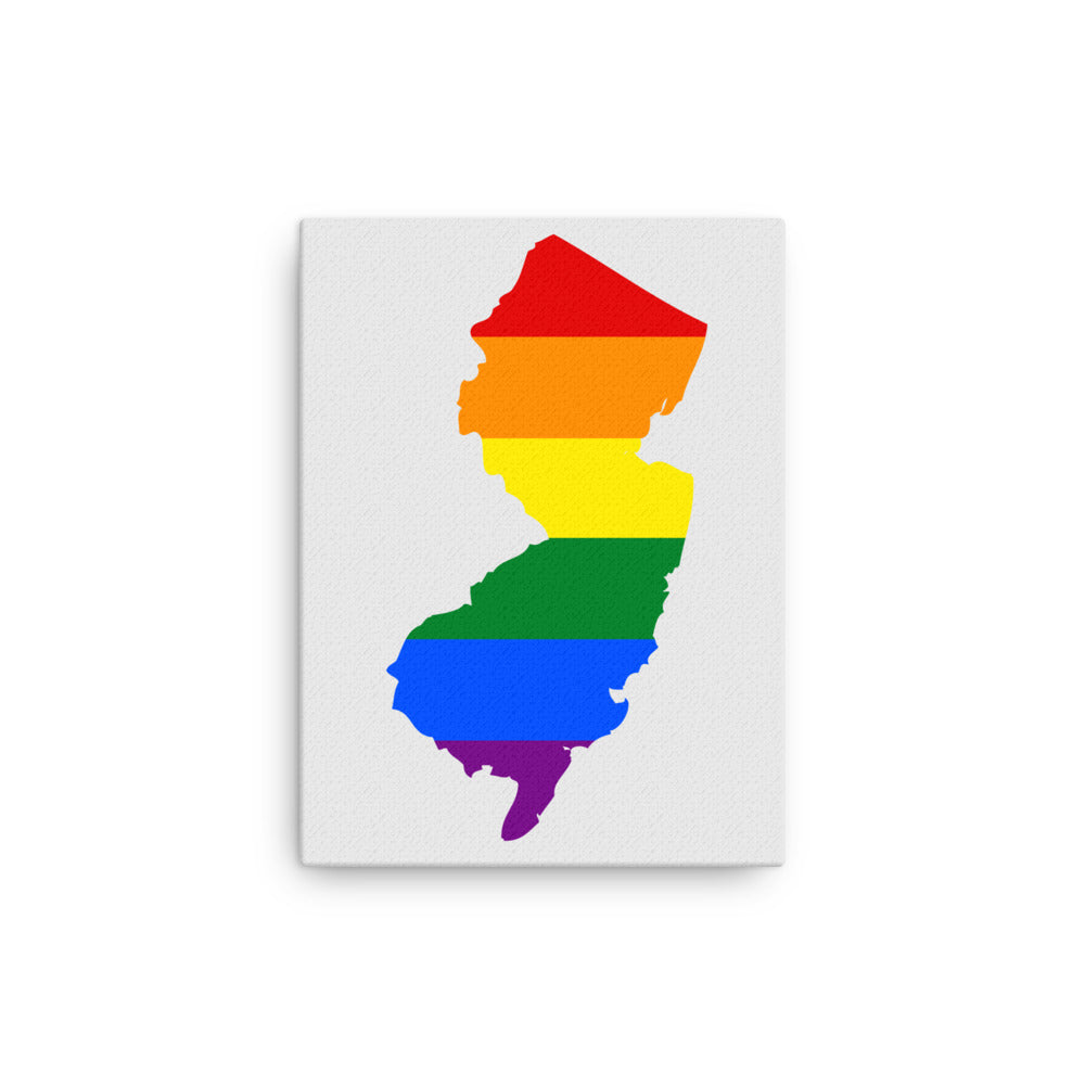 New Jersey LGBTQ Pride Canvas Wall Art 12″×16″ Pride New Jersey thin-canvas-_in_-12x16-front-6424dd0bbc217