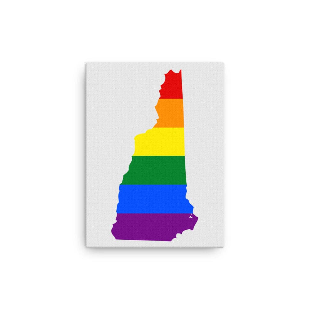 New Hampshire LGBTQ Pride Canvas Wall Art 12″×16″ Pride New Hampshire thin-canvas-_in_-12x16-front-6424de8047b2c