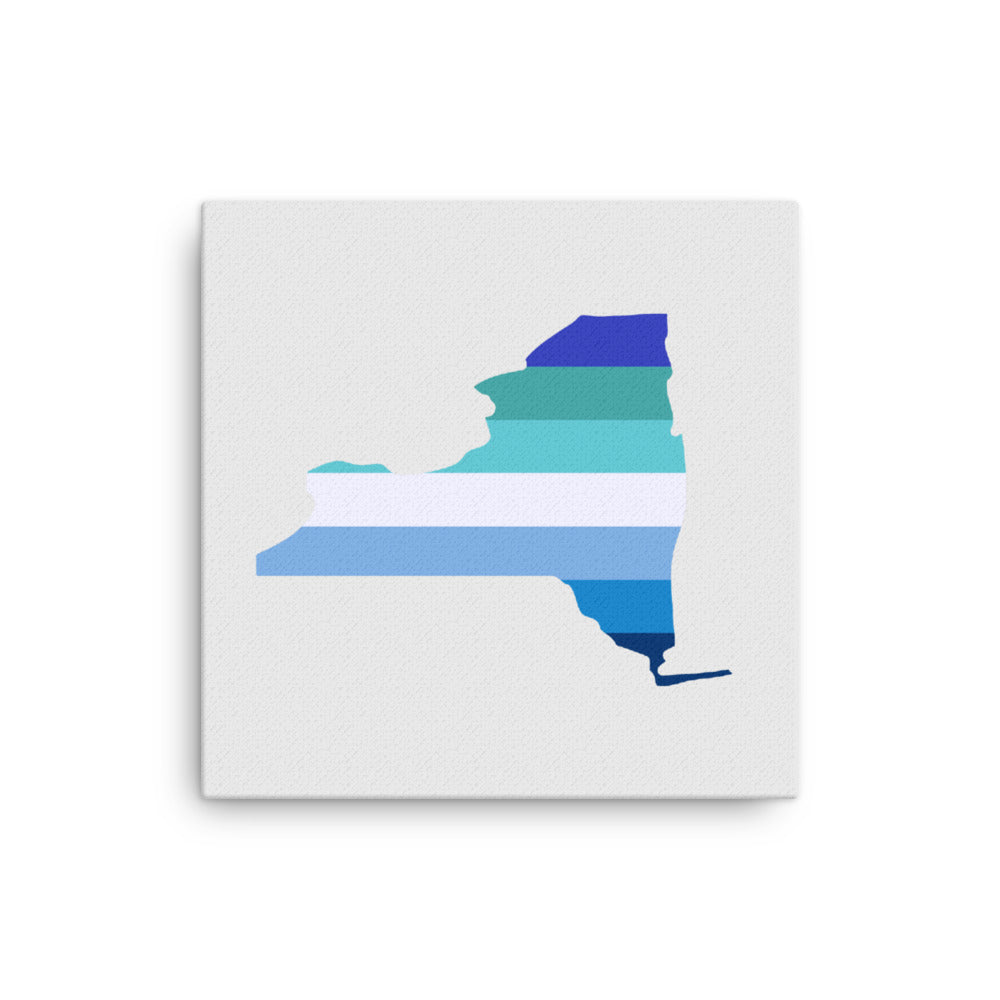 New York Vincian MLM Gay Pride Canvas Wall Art 16in×16in Gay New York thin-canvas-_in_-16x16-front-638fd53fde8f7