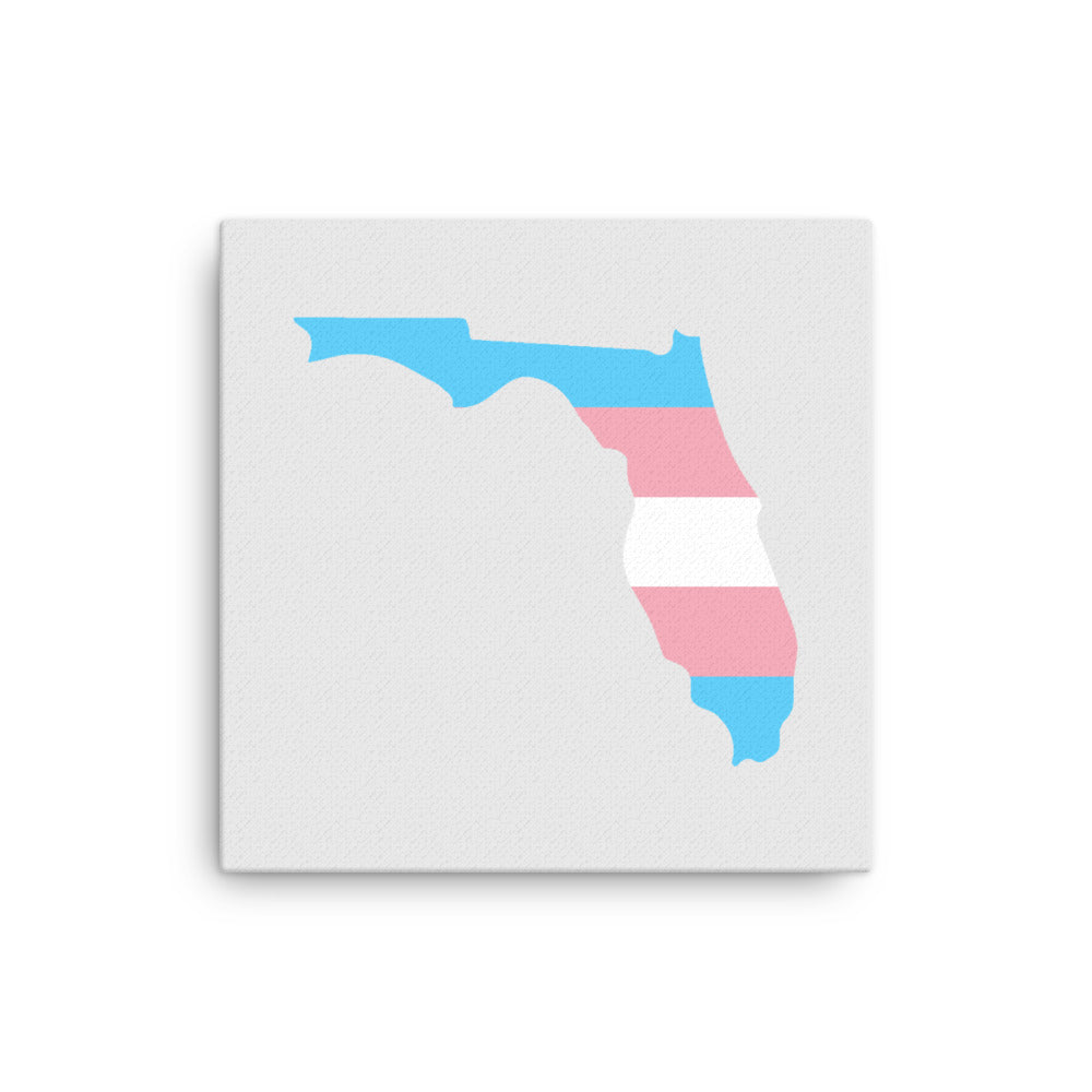 Florida Transgender Trans Pride Canvas Wall Art 16in×16in Transgender Florida thin-canvas-_in_-16x16-front-63991ac46e1b4