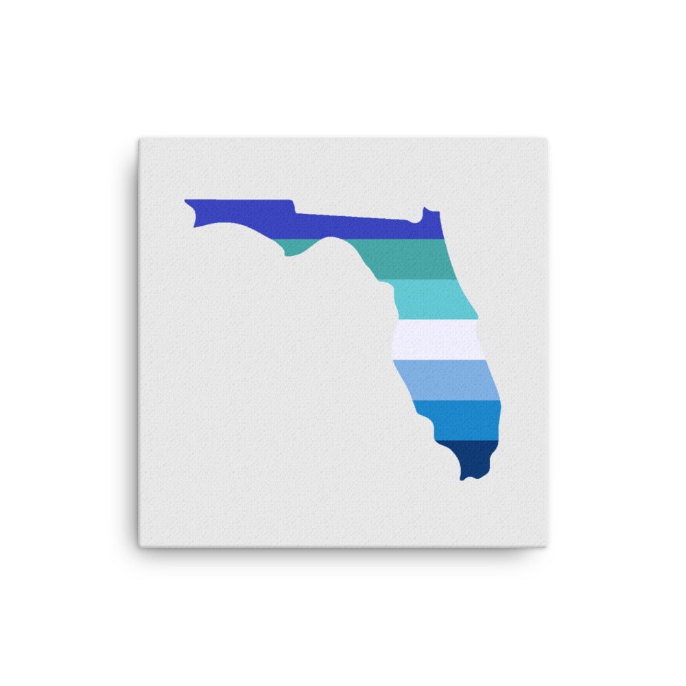 Florida Gay MLM Pride Vincian Canvas Wall Art 16in×16in Gay Florida thin-canvas-_in_-16x16-front-63991f10e4afa