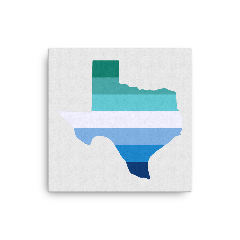 Texas Gay MLM Pride Vincian Canvas Wall Art 16in×16in Gay Texas thin-canvas-_in_-16x16-front-63eac5b78fd22