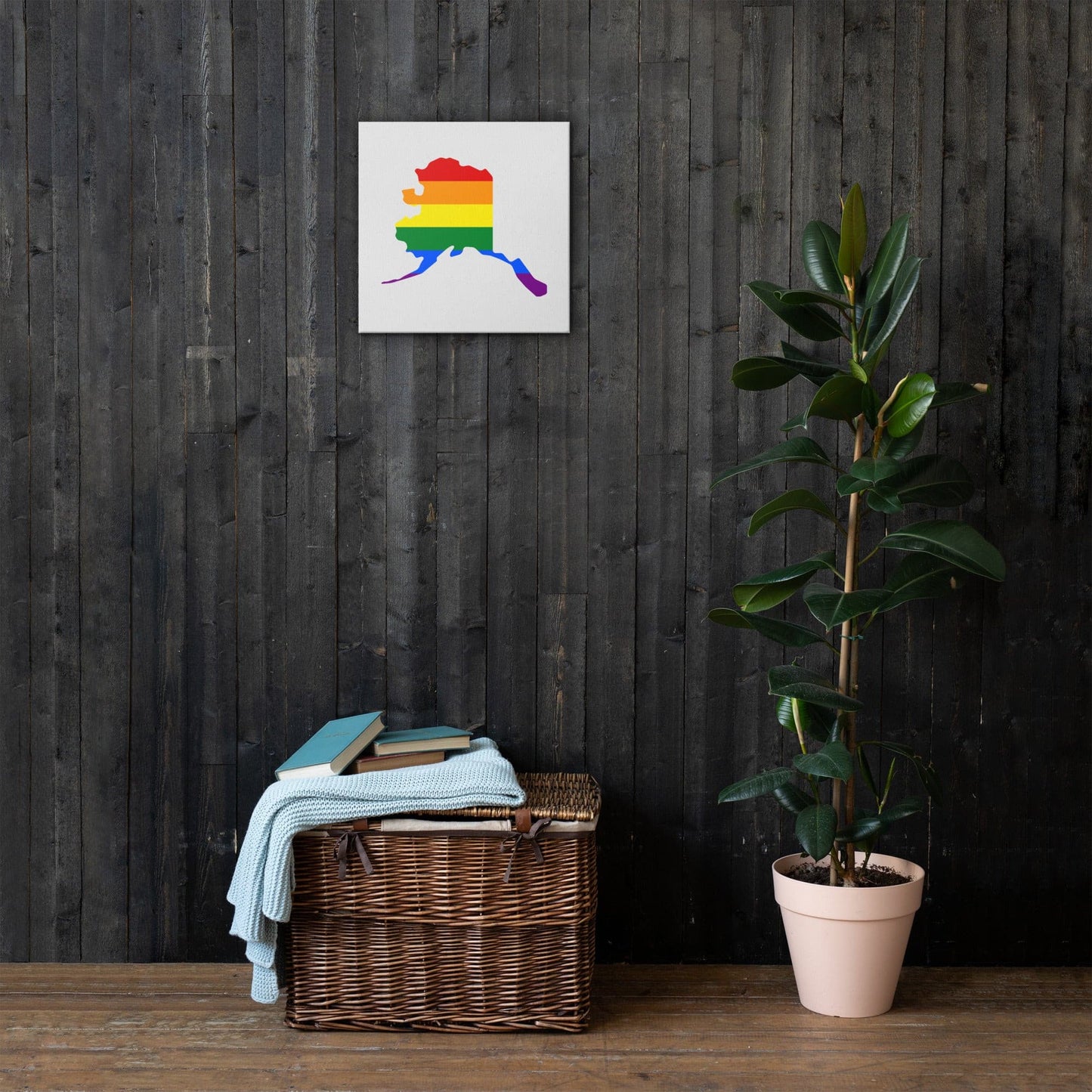 Alaska LGBTQ Pride Canvas Wall Art thin-canvas-_in_-16x16-front-64093115db4e5