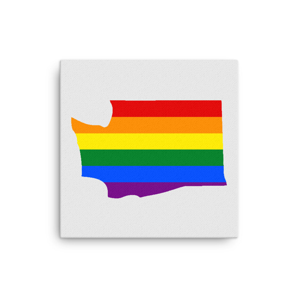 Washington LGBTQ Pride Canvas Wall Art 16″×16″ thin-canvas-_in_-16x16-front-641b5c132c7fc