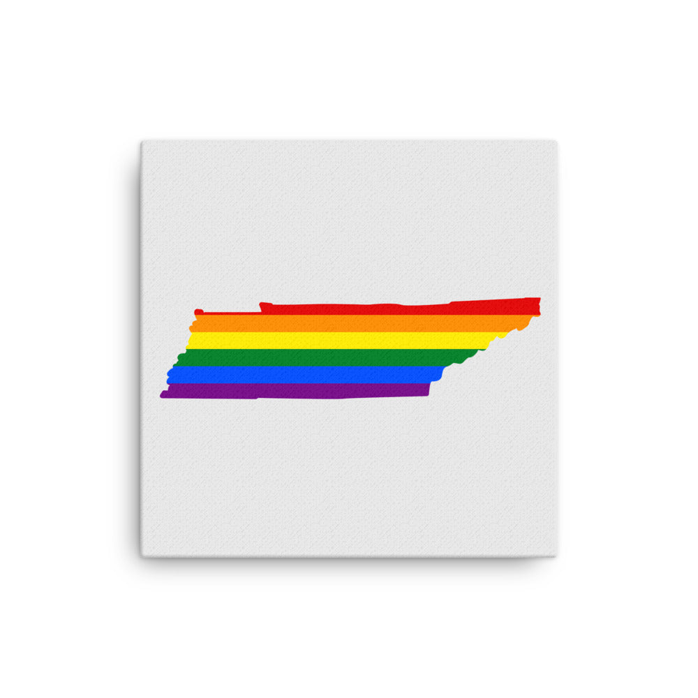 Tennessee LGBTQ Pride Canvas Wall Art 16″×16″ Pride Tennessee thin-canvas-_in_-16x16-front-641b6e44515eb