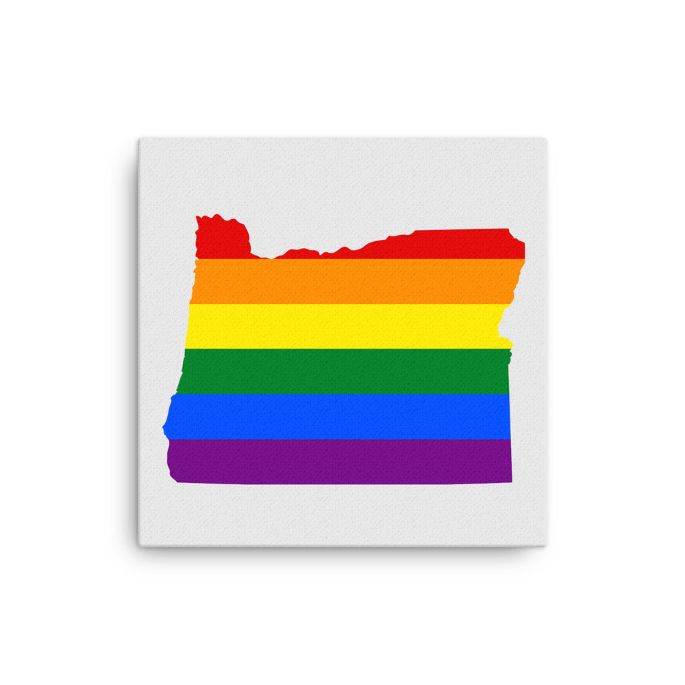 Oregon LGBTQ Pride Canvas Wall Art thin-canvas-_in_-16x16-front-6424c151d53cc