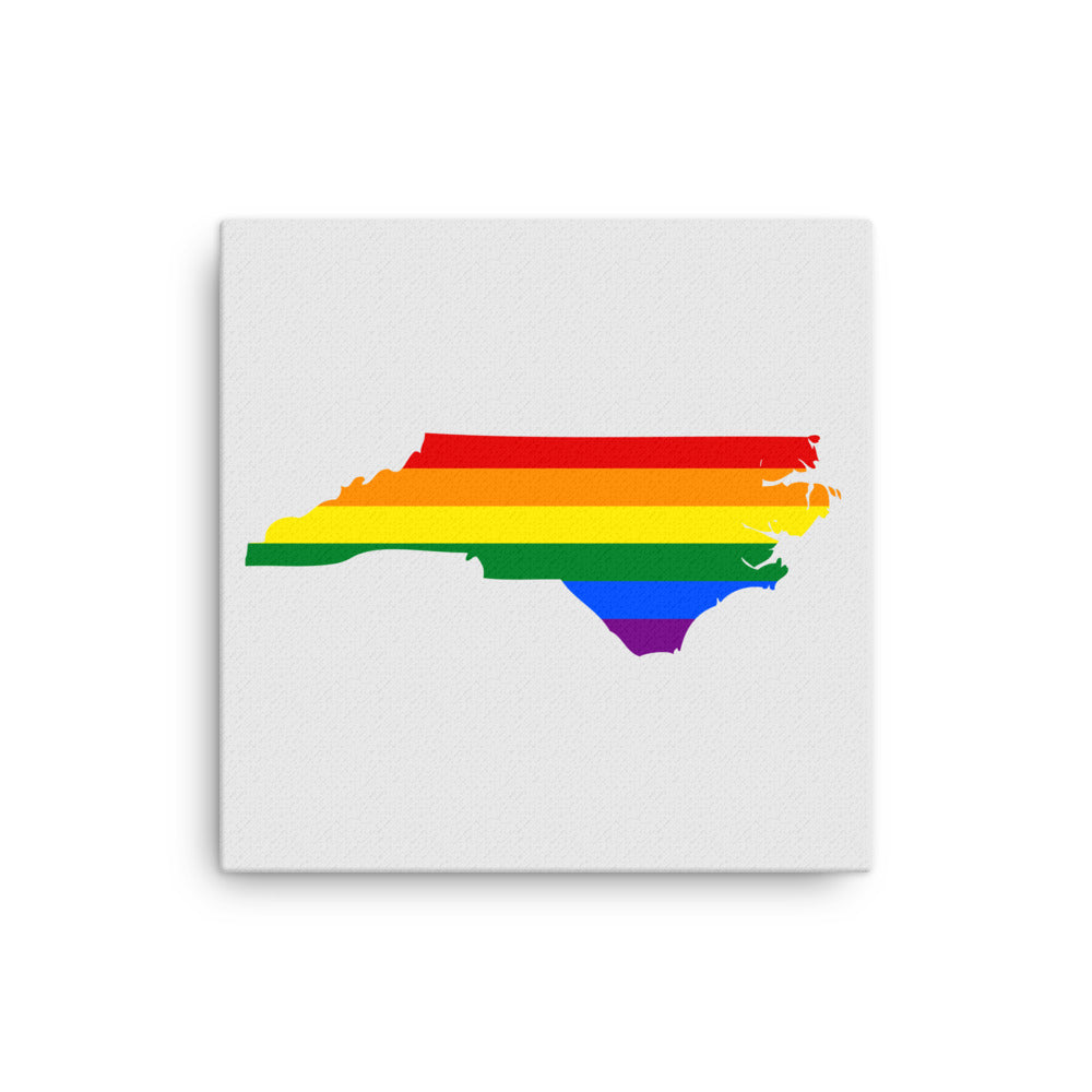 North Carolina LGBTQ Pride Canvas Wall Art thin-canvas-_in_-16x16-front-6424d48562195