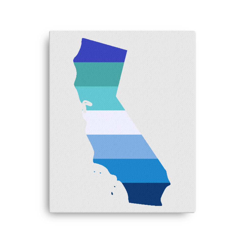 California Gay MLM Pride Vincian Canvas Wall Art 16in×20in Gay California thin-canvas-_in_-16x20-front-638eaa18bcae3