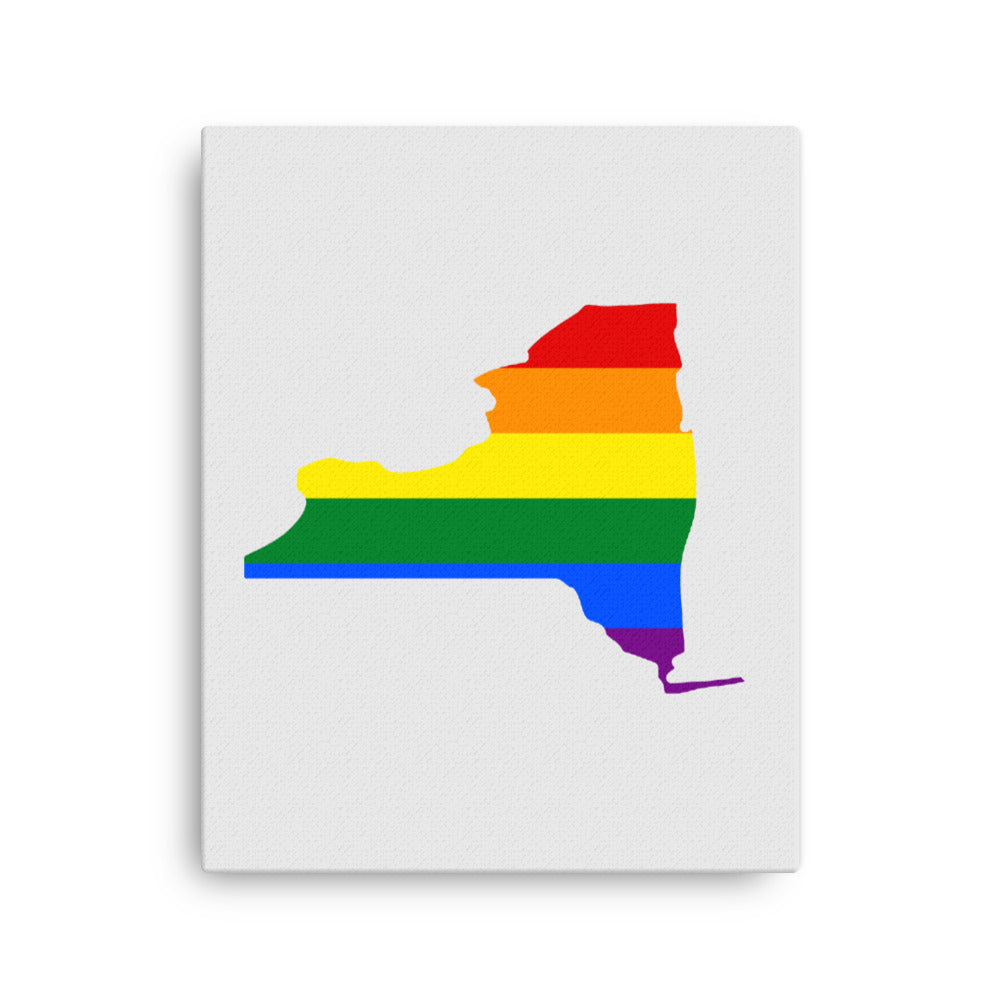 New York LGBTQ Pride Canvas Wall Art 16in×20in Pride New York thin-canvas-_in_-16x20-front-638f9755d3b16