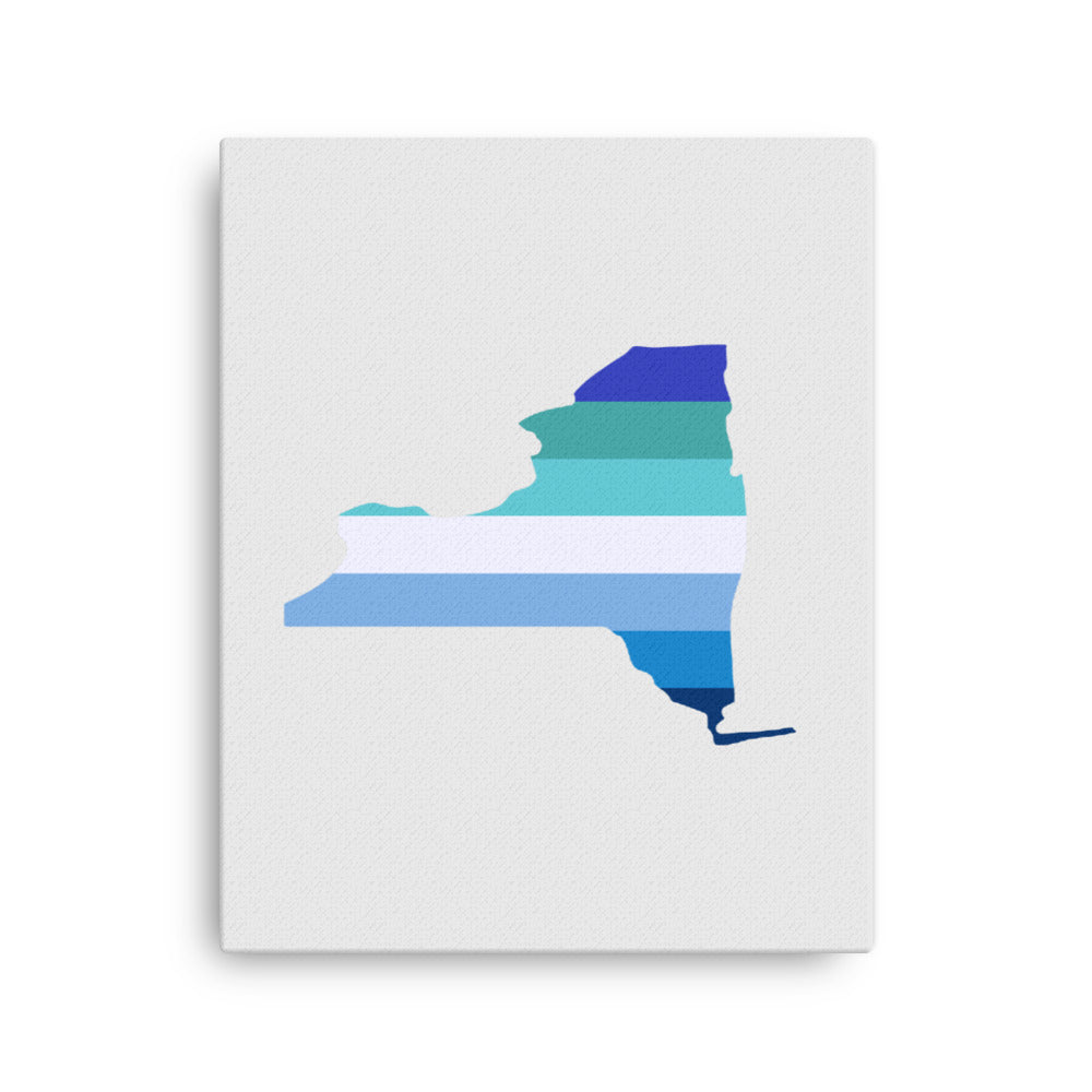 New York Vincian MLM Gay Pride Canvas Wall Art 16in×20in Gay New York thin-canvas-_in_-16x20-front-638fd53fde99b