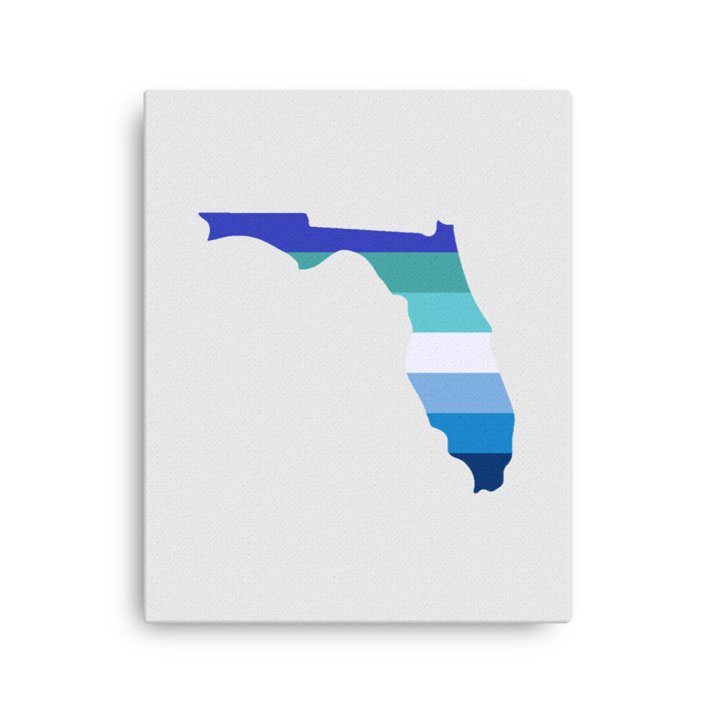 Florida Gay MLM Pride Vincian Canvas Wall Art 16in×20in Gay Florida thin-canvas-_in_-16x20-front-63991f10e4b64