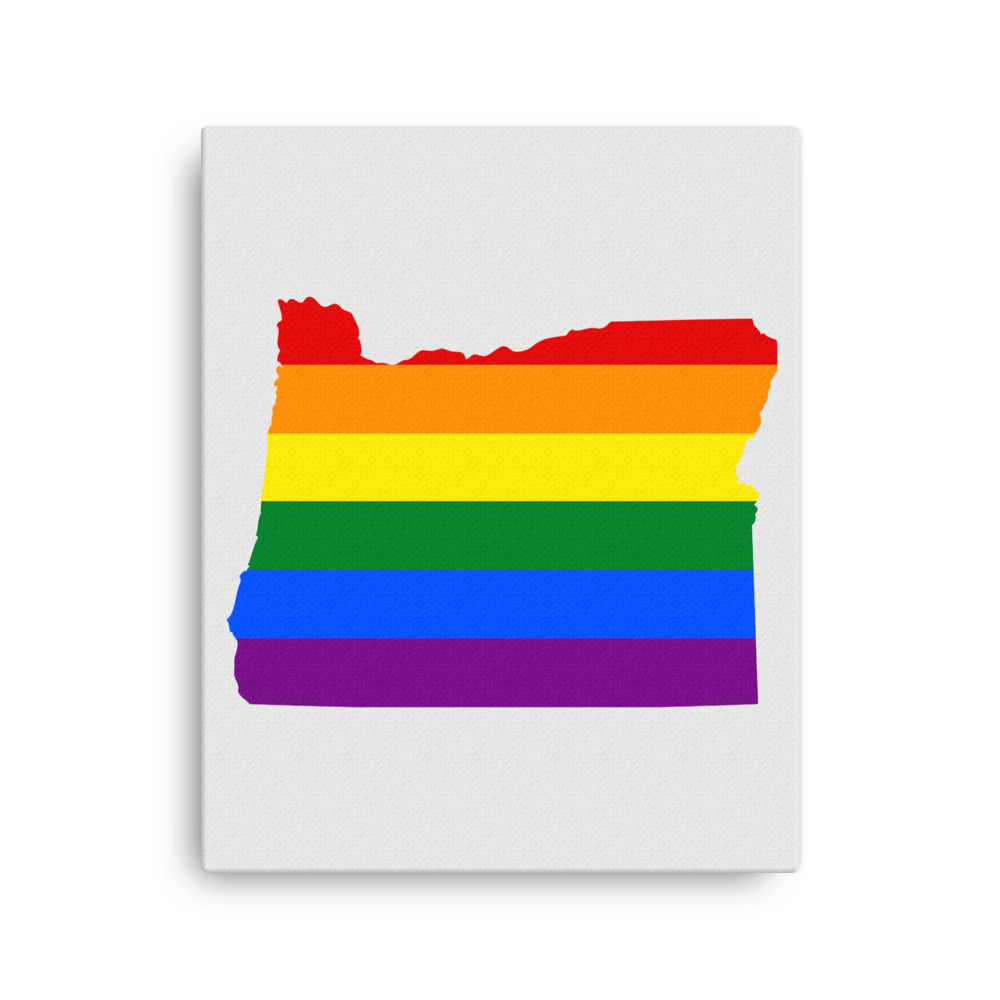 Oregon LGBTQ Pride Canvas Wall Art 16″×20″ Pride Oregon thin-canvas-_in_-16x20-front-6424c151d5417