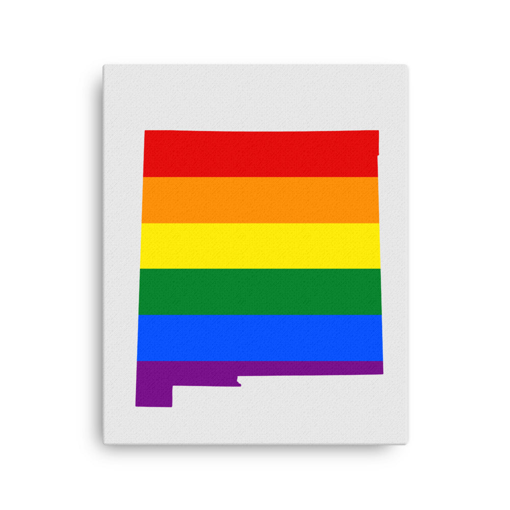 New Mexico LGBTQ Pride Canvas Wall Art 16″×20″ Pride New Mexico thin-canvas-_in_-16x20-front-6424d657bc32e