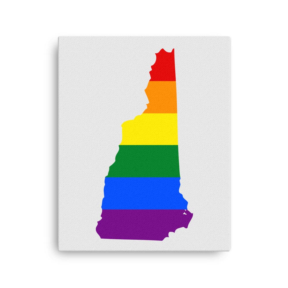 New Hampshire LGBTQ Pride Canvas Wall Art 16″×20″ Pride New Hampshire thin-canvas-_in_-16x20-front-6424de8047be8