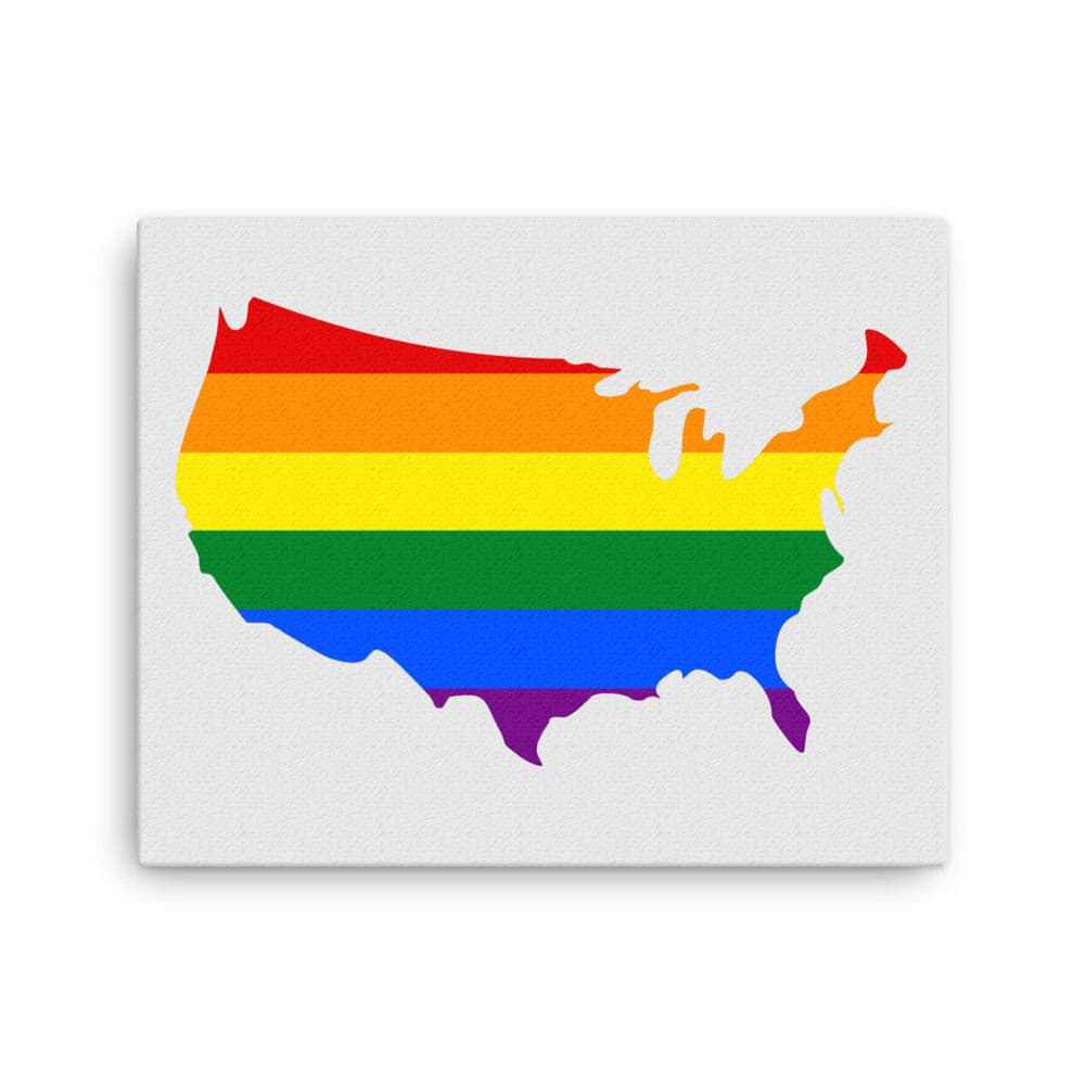 United States LGBTQ Pride Canvas Wall Art 16″×20″ Pride thin-canvas-_in_-16x20-front-642e26d548e81