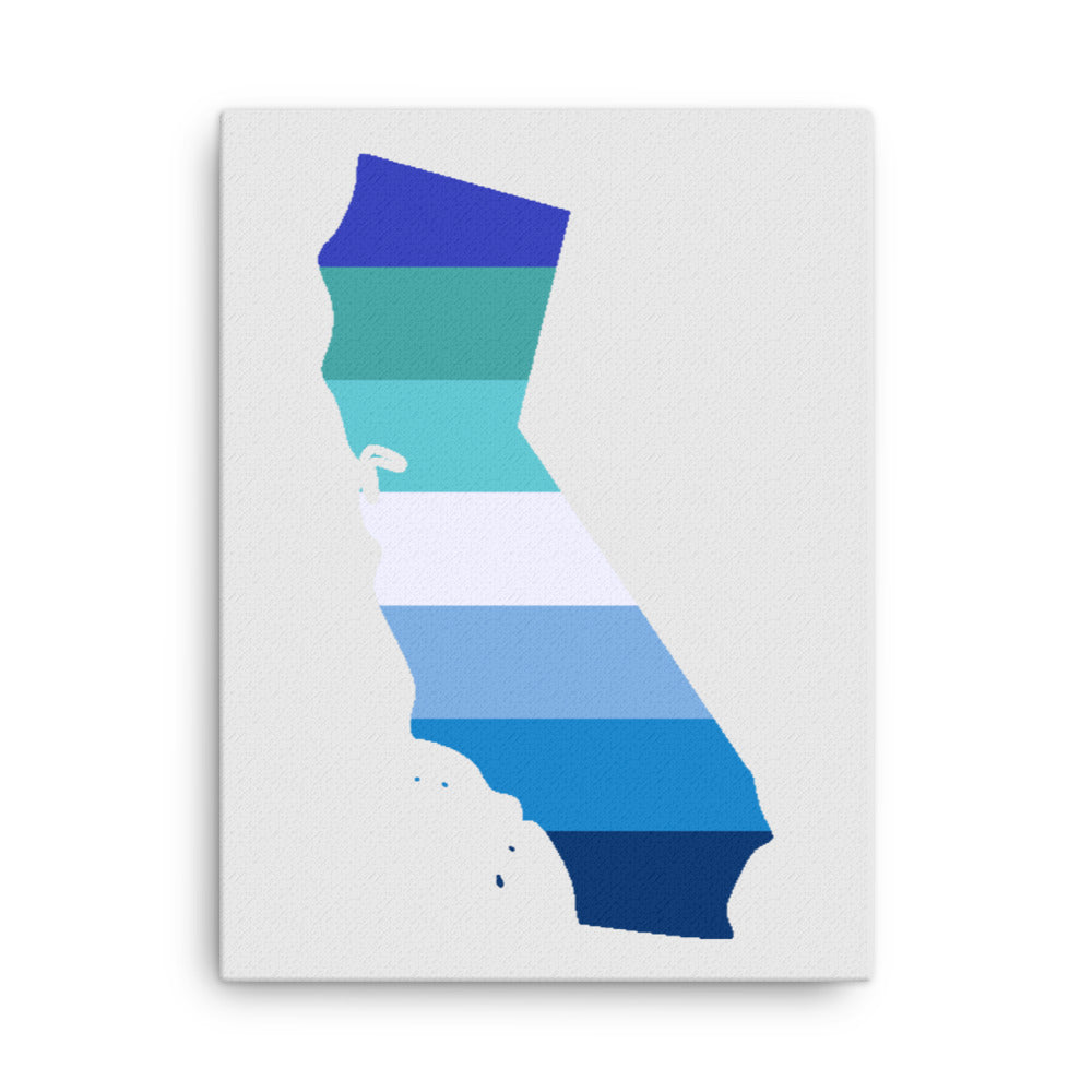 California Gay MLM Pride Vincian Canvas Wall Art 18in×24in Gay California thin-canvas-_in_-18x24-front-638eaa18bcbb1