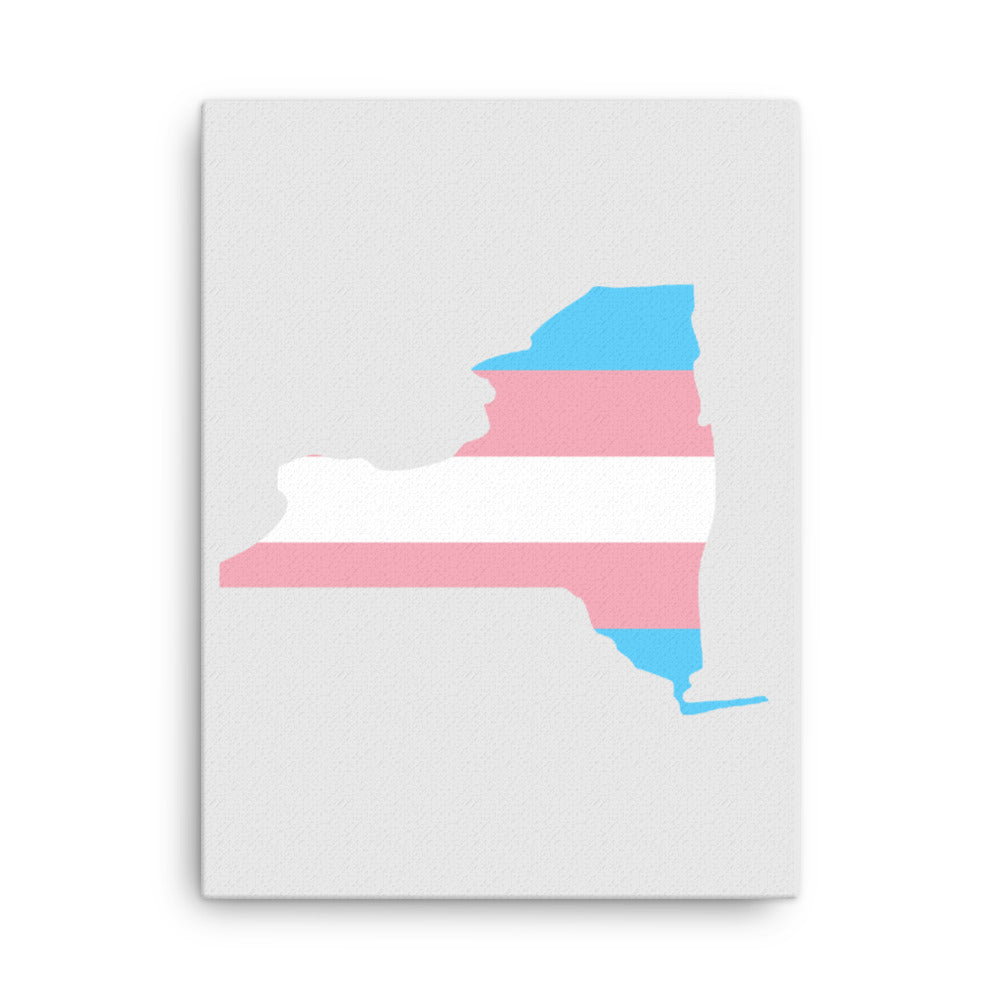 New York Transgender Trans Pride Canvas Wall Art 18in×24in Transgender New York thin-canvas-_in_-18x24-front-638f8d7687a65