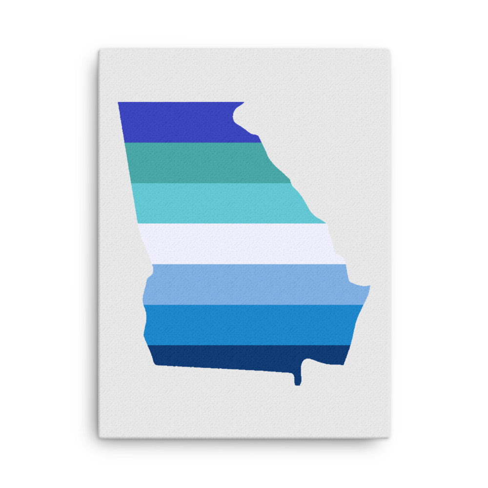 Georgia Gay MLM Pride Vincian Canvas Wall Art 18in×24in Gay Georgia thin-canvas-_in_-18x24-front-63925ec01c8c0