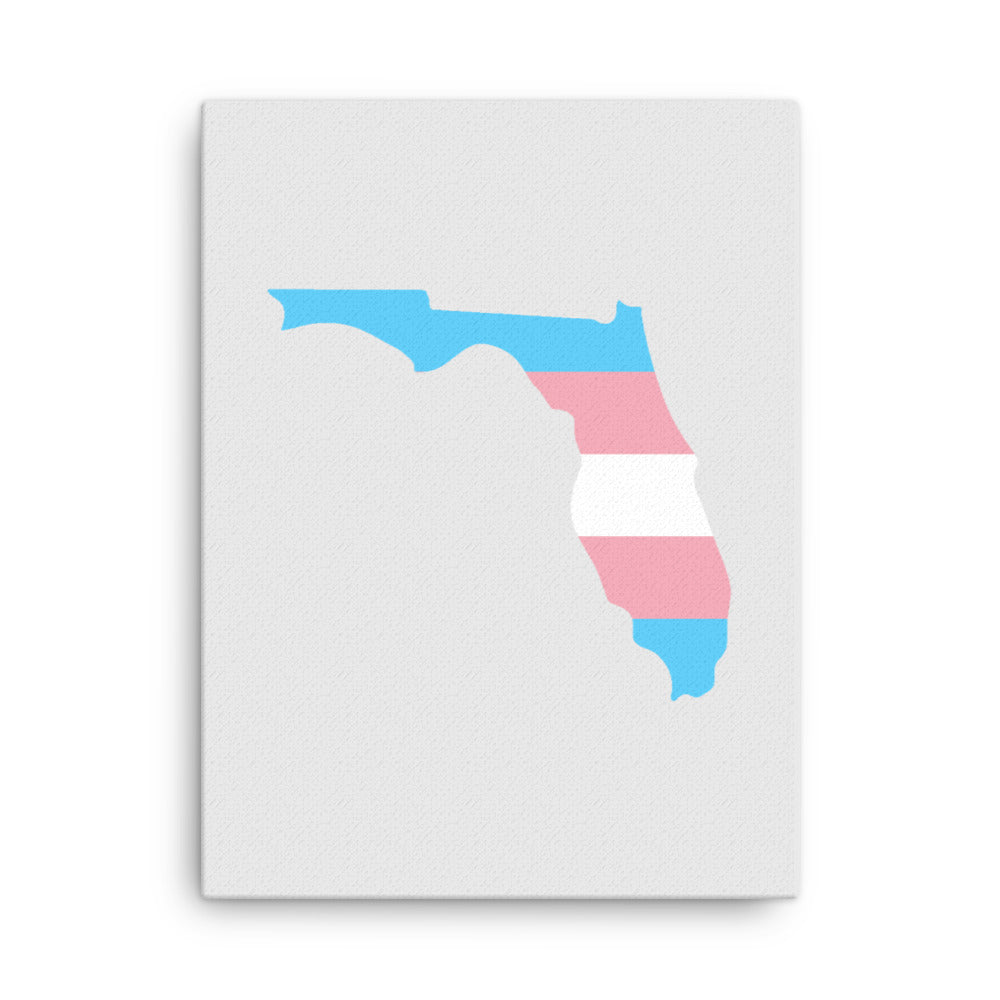 Florida Transgender Trans Pride Canvas Wall Art 18in×24in Transgender Florida thin-canvas-_in_-18x24-front-63991ac46e2a7