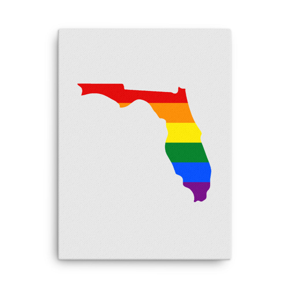 Florida Pride Canvas Wall Art 18in×24in Pride Florida thin-canvas-_in_-18x24-front-63991df9ef98a