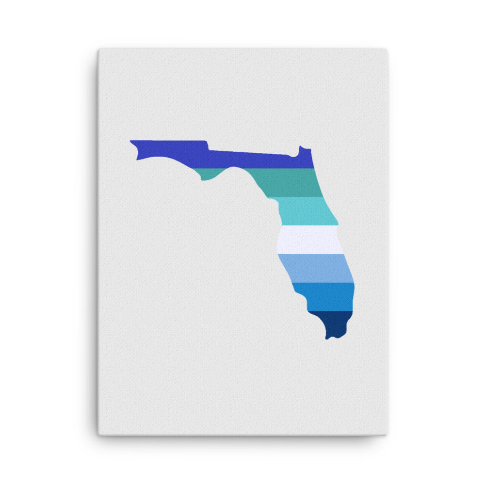 Florida Gay MLM Pride Vincian Canvas Wall Art 18in×24in Gay Florida thin-canvas-_in_-18x24-front-63991f10e4bc3