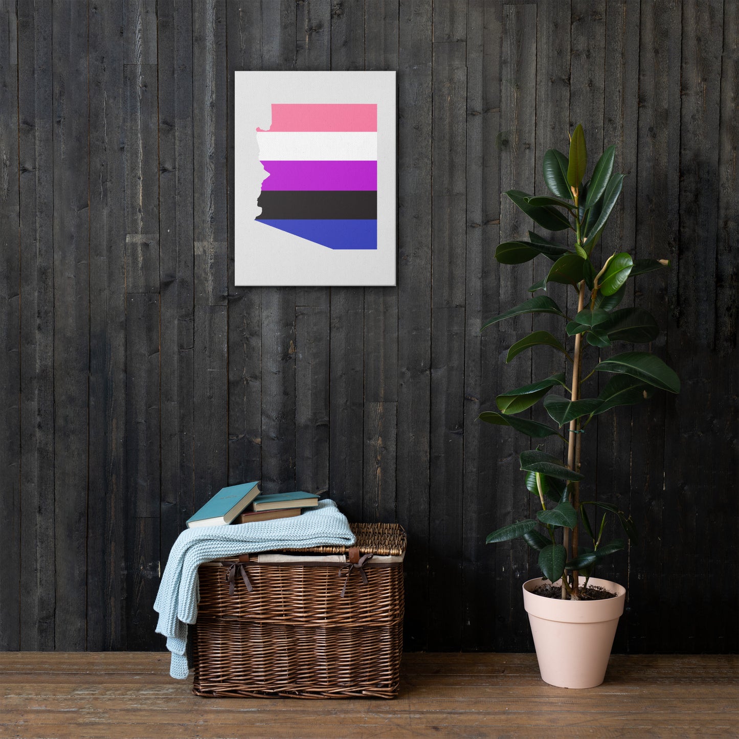 Arizona Genderfluid Pride Canvas Wall Art thin-canvas-_in_-18x24-front-63aba49b249a5