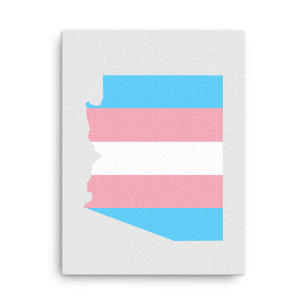 Arizona Transgender Trans Pride Canvas Wall Art 18in×24in Transgender Arizona thin-canvas-_in_-18x24-front-63acf57423c93