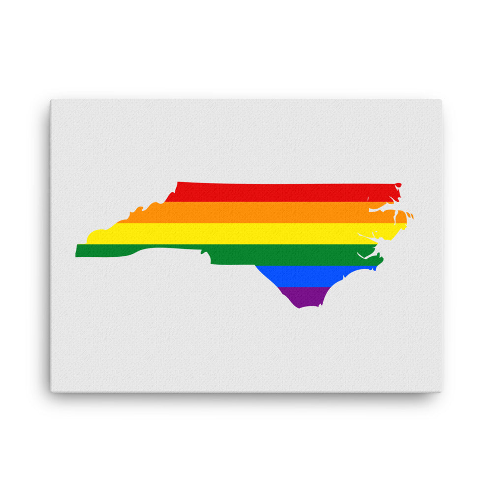 North Carolina LGBTQ Pride Canvas Wall Art 18″×24″ Pride North Carolina thin-canvas-_in_-18x24-front-6424d48562283