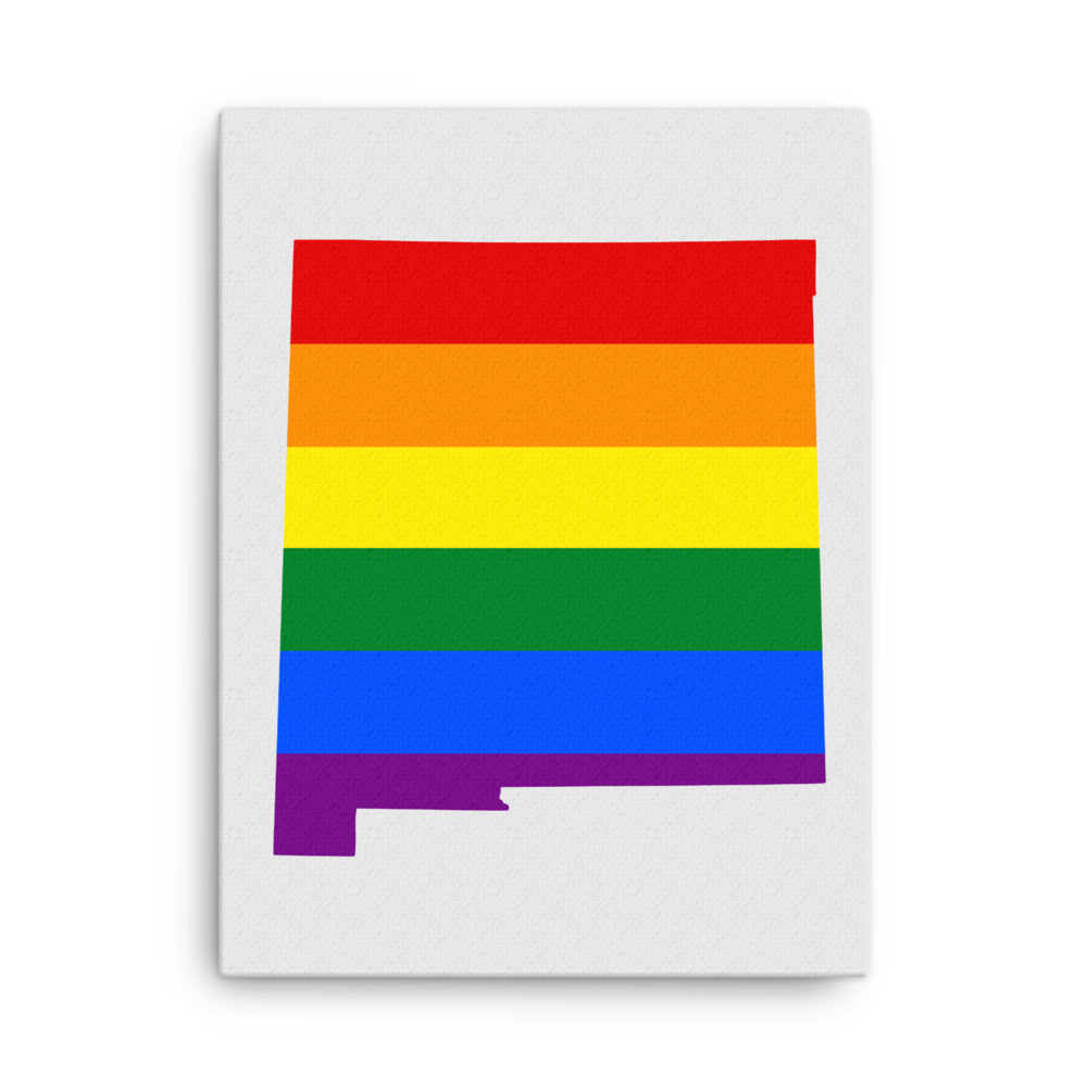 New Mexico LGBTQ Pride Canvas Wall Art 18″×24″ Pride New Mexico thin-canvas-_in_-18x24-front-6424d657bc3a1