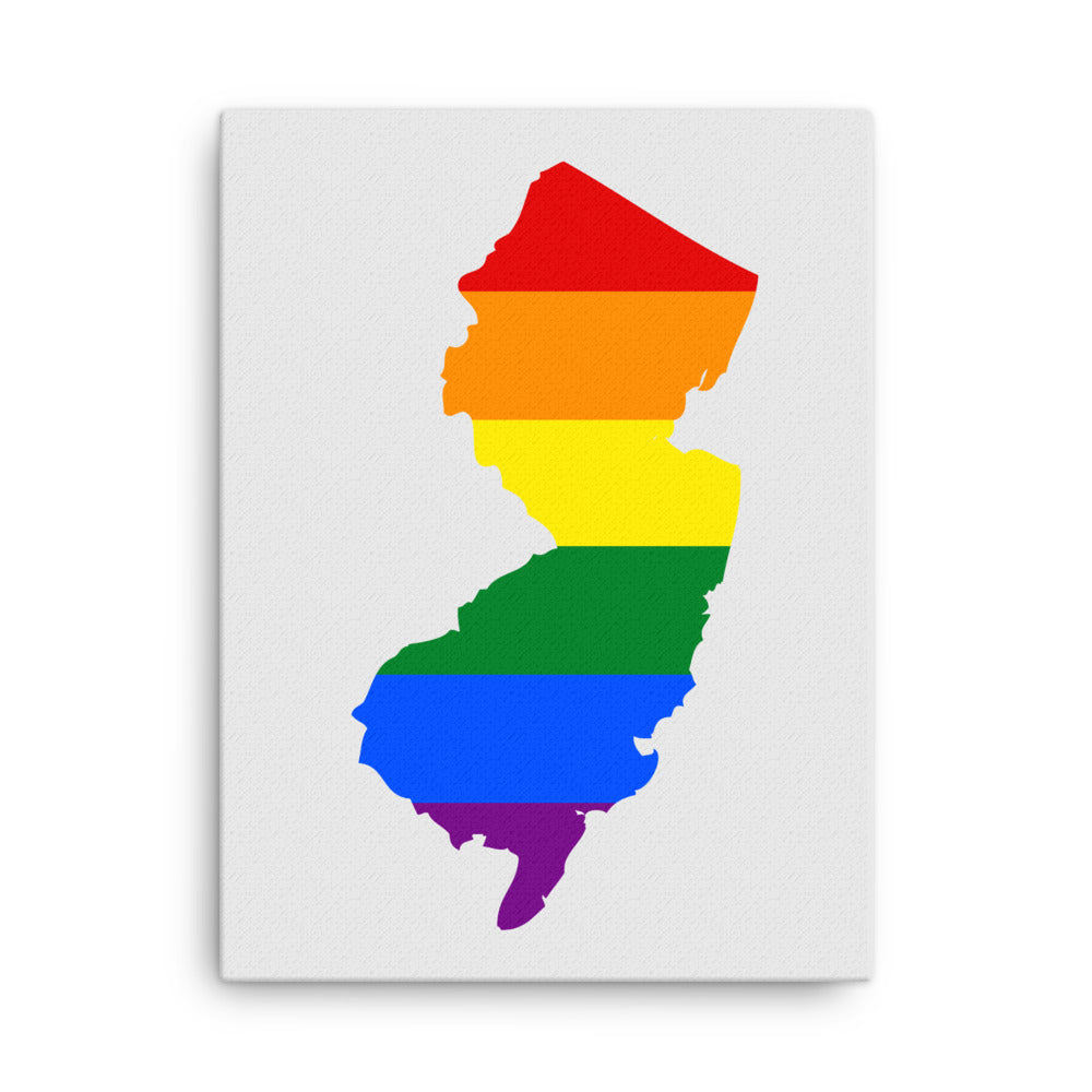 New Jersey LGBTQ Pride Canvas Wall Art 18″×24″ Pride New Jersey thin-canvas-_in_-18x24-front-6424dd0bbc35b