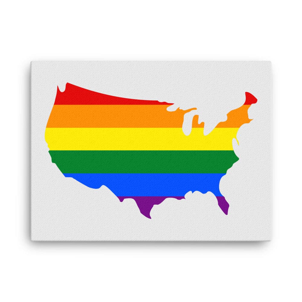 United States LGBTQ Pride Canvas Wall Art 18″×24″ Pride thin-canvas-_in_-18x24-front-642e26d548eec