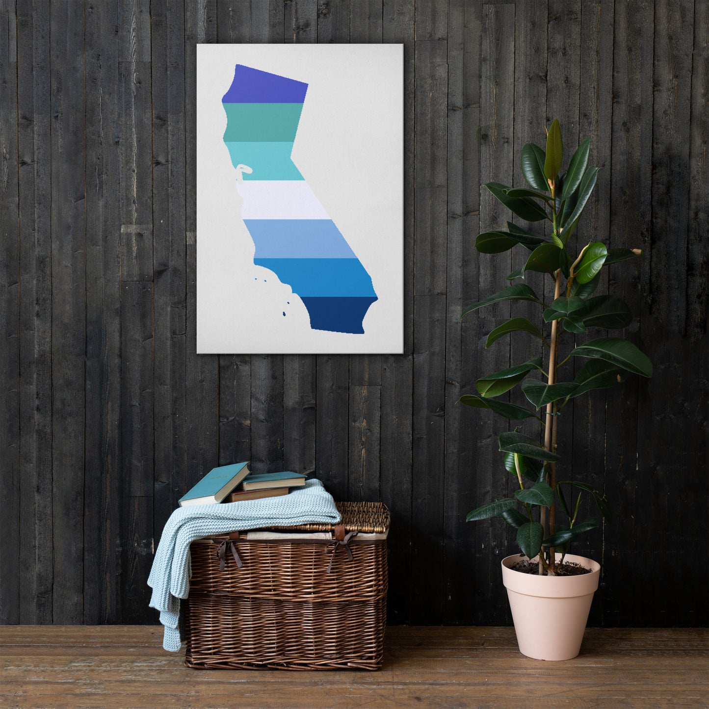 California Gay MLM Pride Vincian Canvas Wall Art thin-canvas-_in_-24x36-front-638eb6c9271b0