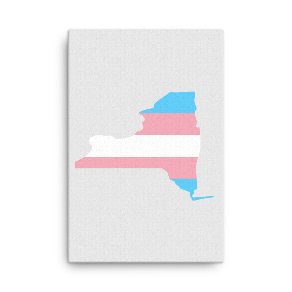 New York Transgender Trans Pride Canvas Wall Art 24in×36in Transgender New York thin-canvas-_in_-24x36-front-638f8d7687b36