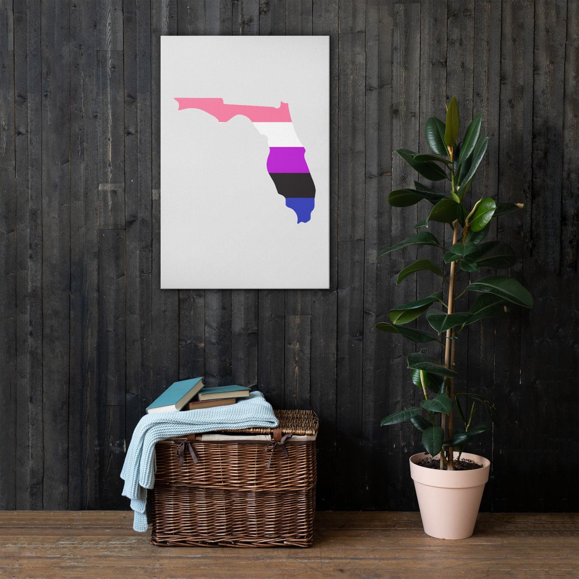 Florida Genderfluid Pride Canvas Wall Art thin-canvas-_in_-24x36-front-6393860a6d459