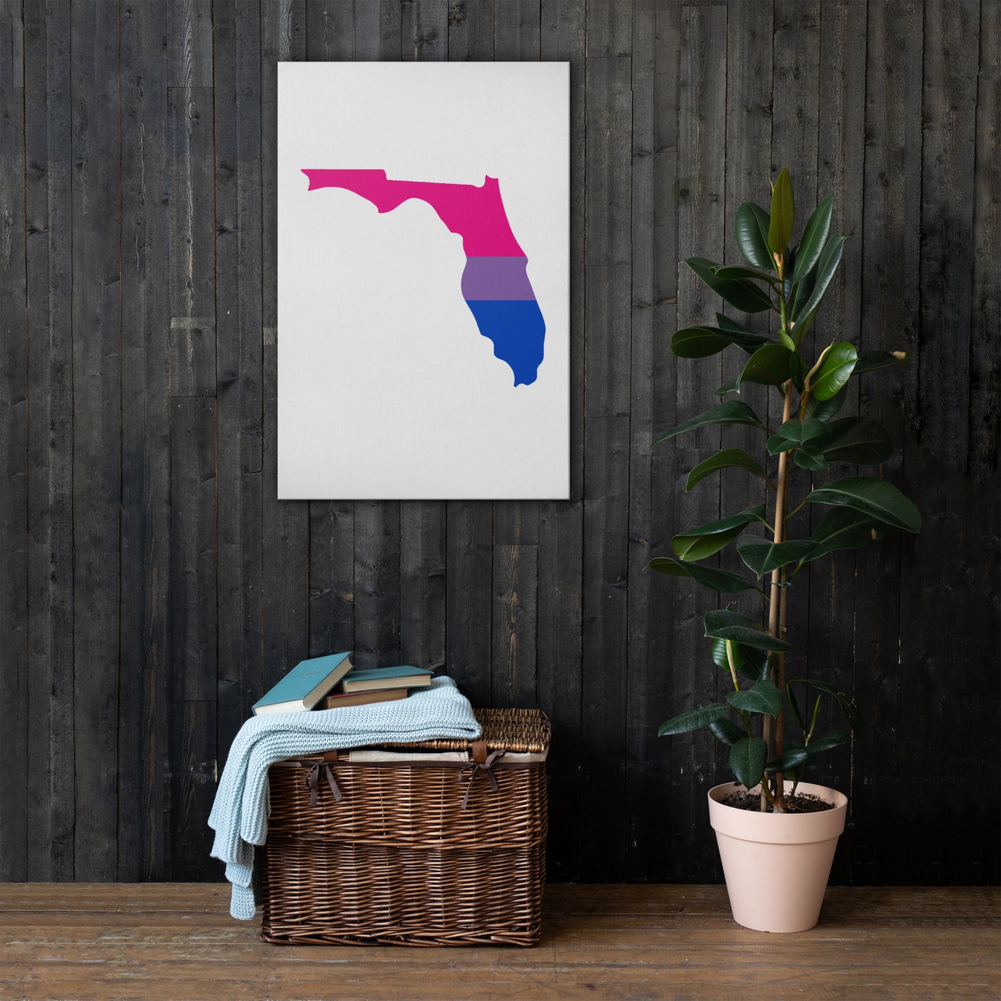 Florida Bisexual Bi Pride Canvas Wall Art thin-canvas-_in_-24x36-front-63939a66c53cd