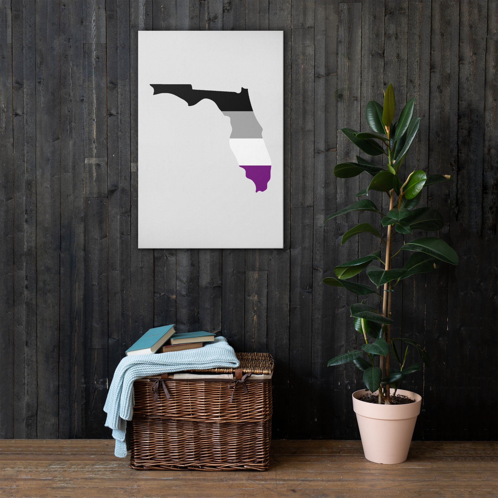 Florida Asexual Pride Canvas Wall Art thin-canvas-_in_-24x36-front-63939b90e16f9