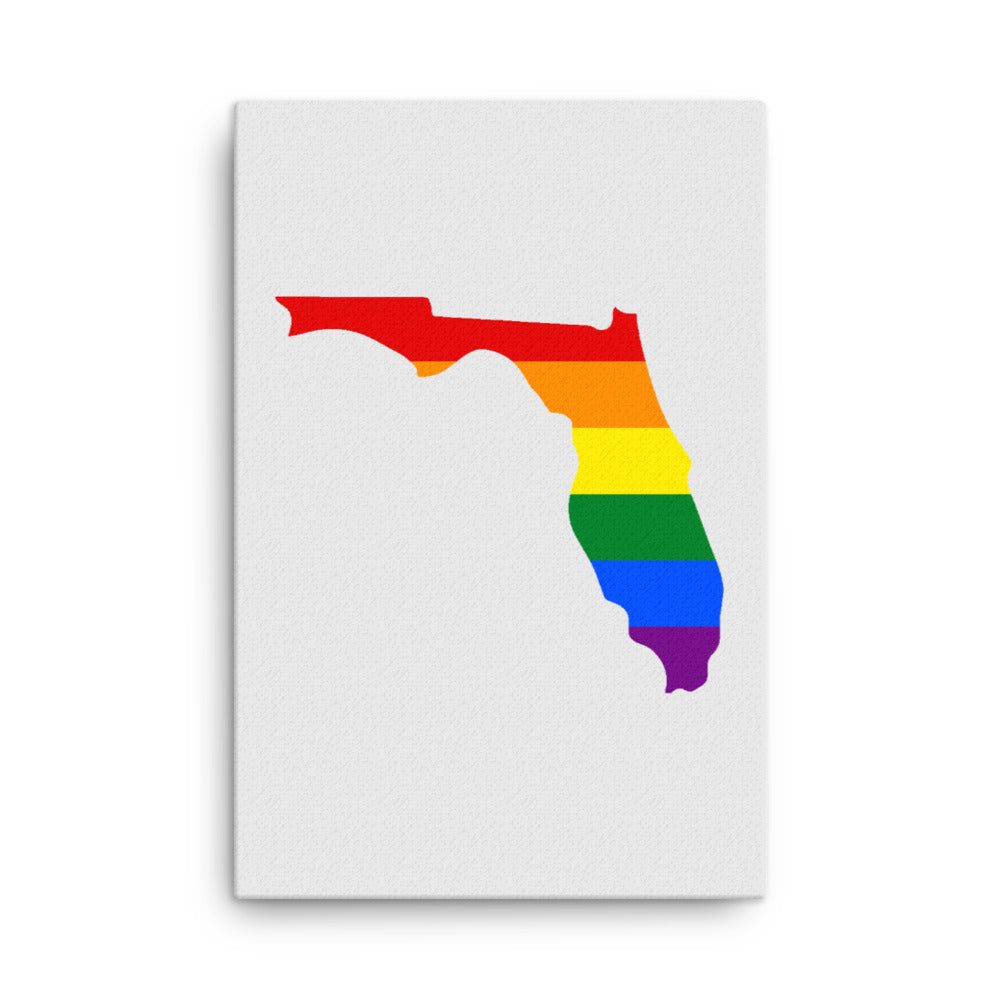 Florida Pride Canvas Wall Art 24in×36in Pride Florida thin-canvas-_in_-24x36-front-63991df9ef9fa