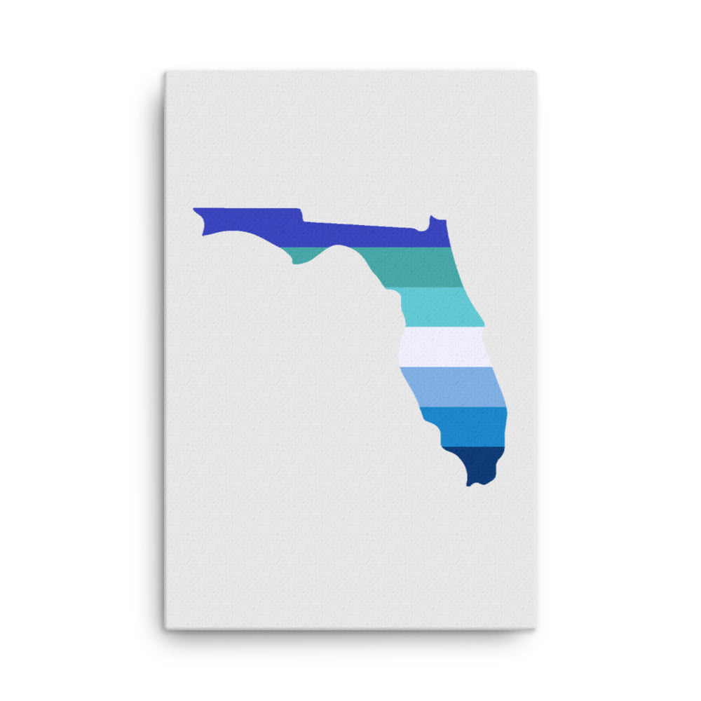 Florida Gay MLM Pride Vincian Canvas Wall Art 24in×36in Gay Florida thin-canvas-_in_-24x36-front-63991f10e4c14