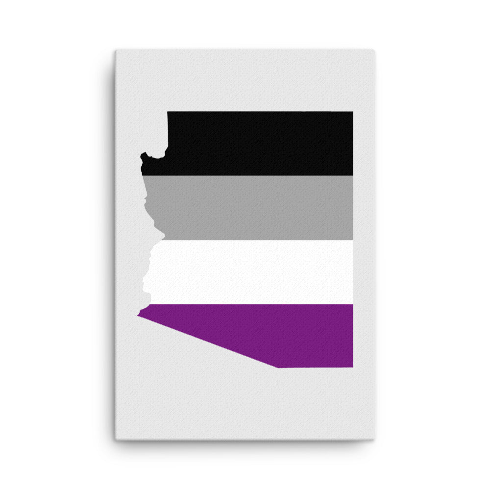 Arizona Asexual Pride Canvas Wall Art 24in×36in Asexual Arizona thin-canvas-_in_-24x36-front-63ab8ce657a0c