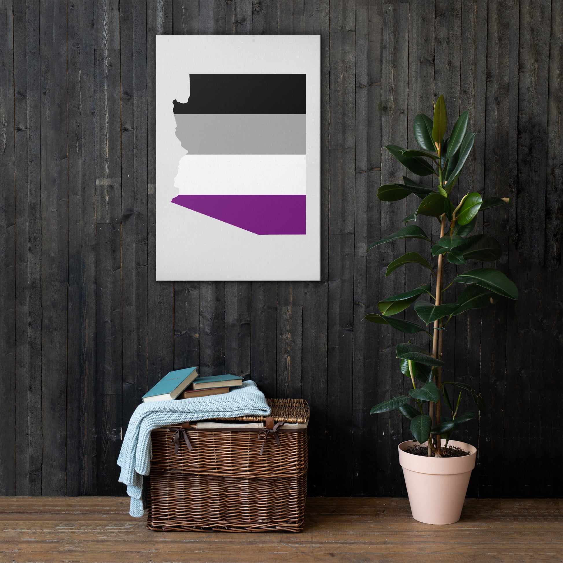 Arizona Asexual Pride Canvas Wall Art thin-canvas-_in_-24x36-front-63ab8ce657a88