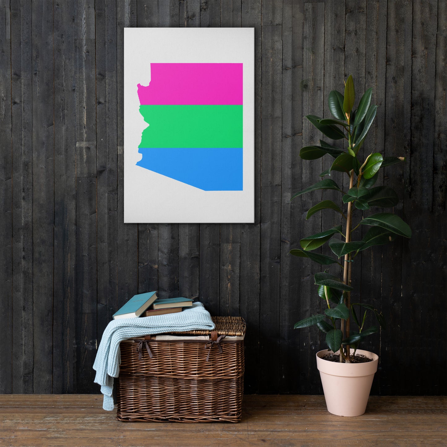 Arizona Polysexual Poly Pride Canvas Wall Art thin-canvas-_in_-24x36-front-63acf1a10a698