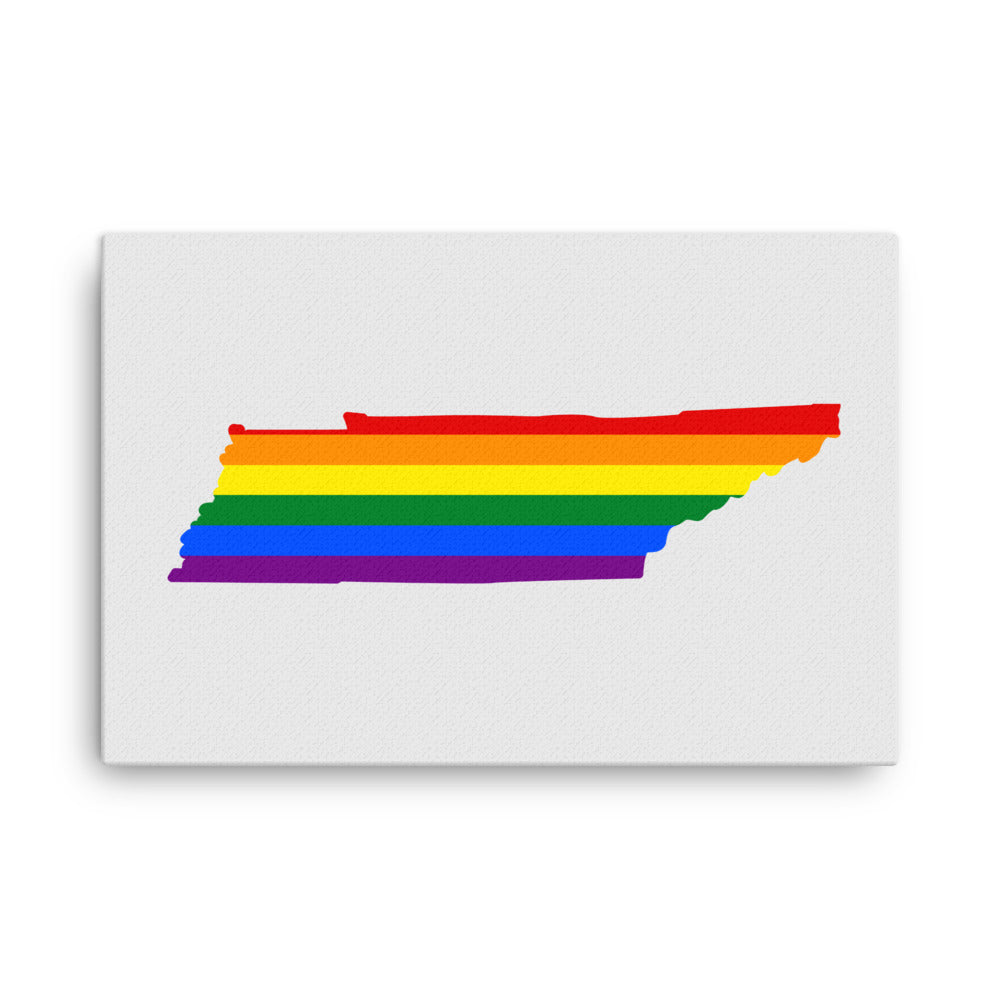 Tennessee LGBTQ Pride Canvas Wall Art 24″×36″ Pride Tennessee thin-canvas-_in_-24x36-front-641b6e445173b