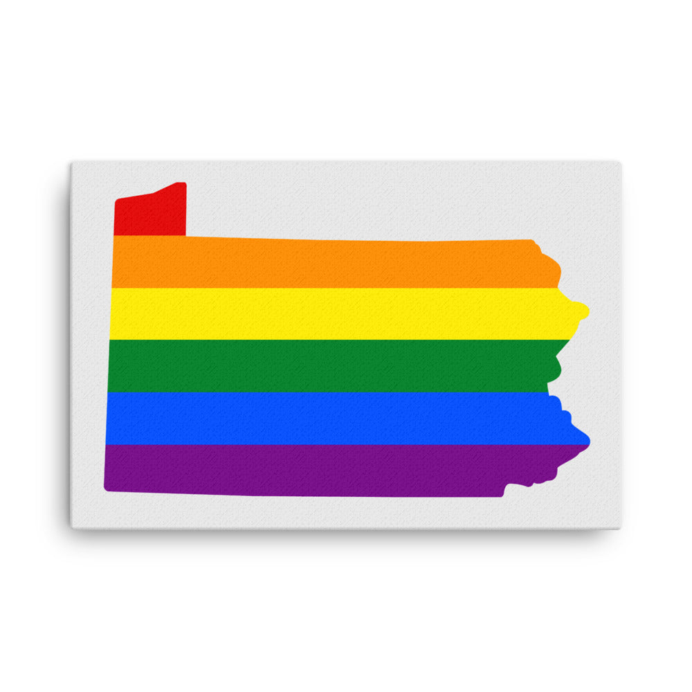 Pennsylvania LGBTQ Pride Canvas Wall Art 24″×36″ Pride Pennsylvania thin-canvas-_in_-24x36-front-64232f21b0dfc