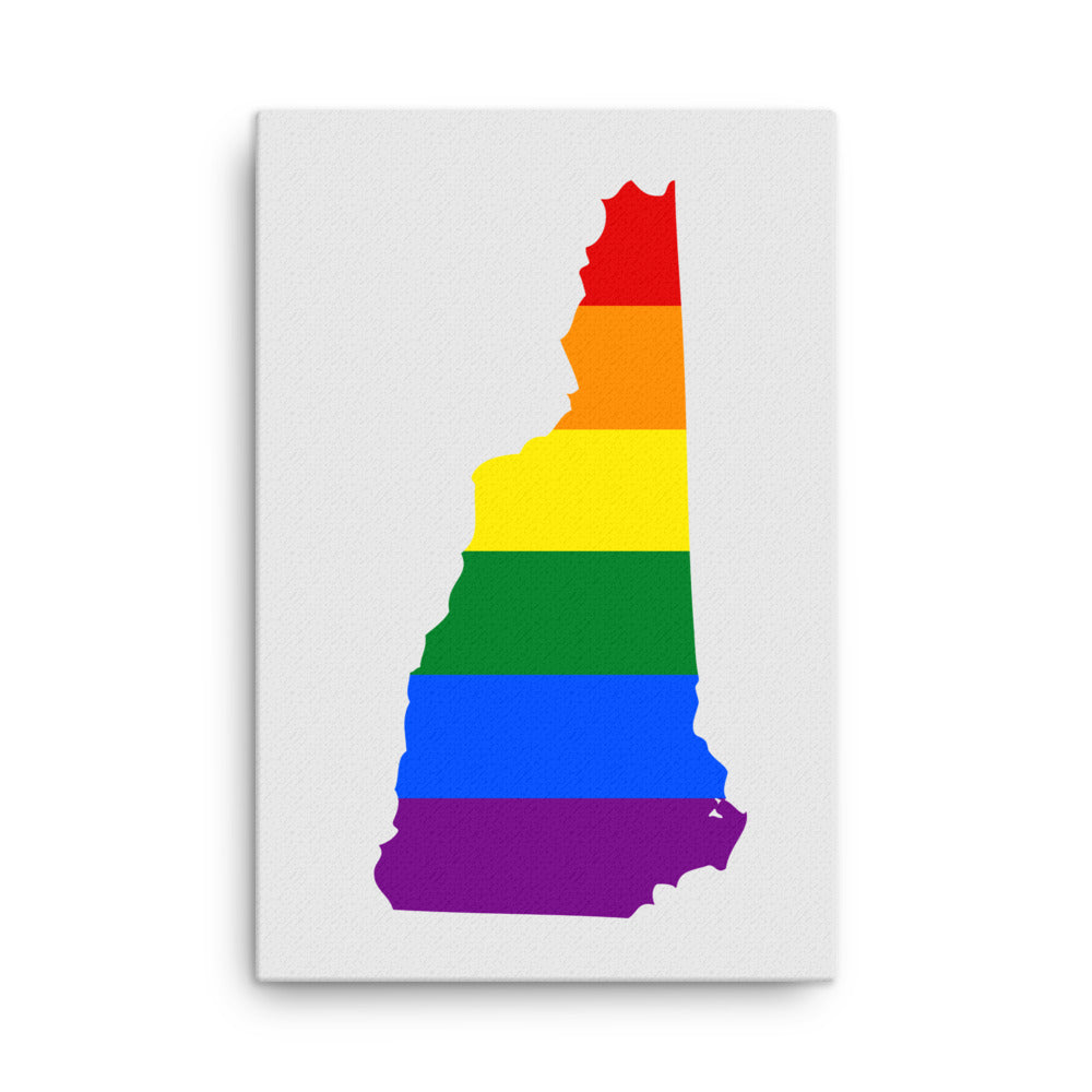 New Hampshire LGBTQ Pride Canvas Wall Art 24″×36″ Pride New Hampshire thin-canvas-_in_-24x36-front-6424de8047c88