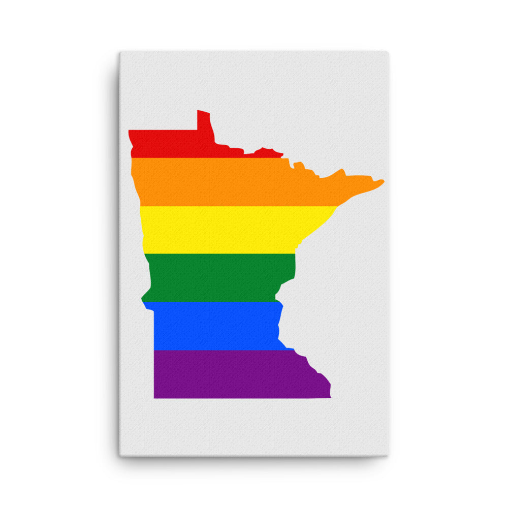 Minnesota LGBTQ Pride Canvas Wall Art 24″×36″ Pride Minnesota thin-canvas-_in_-24x36-front-642e1e457dad2