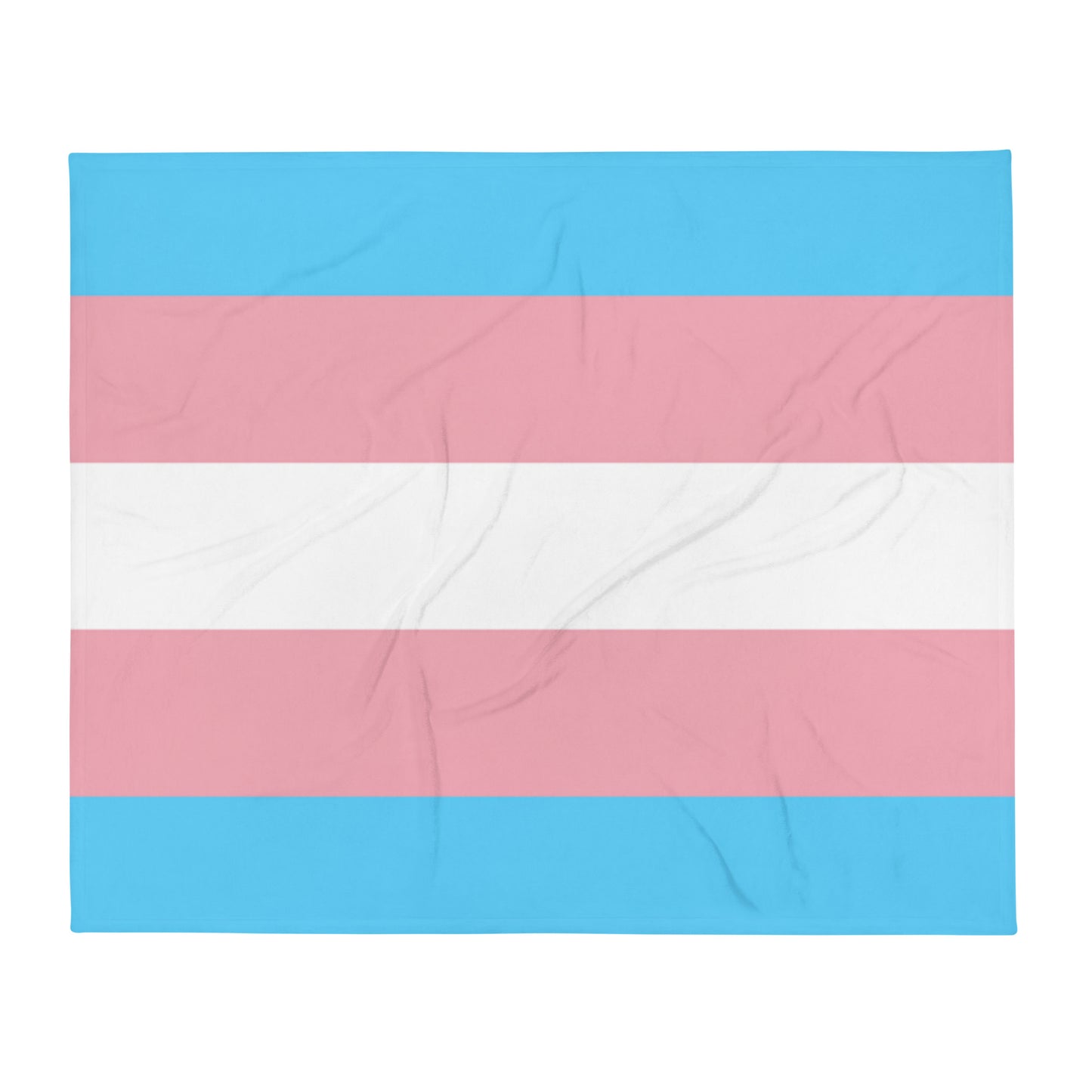 Transgender Trans Pride Flag Throw Blanket 50in×60in Transgender throw-blanket-50x60-front-63759b8874cf1