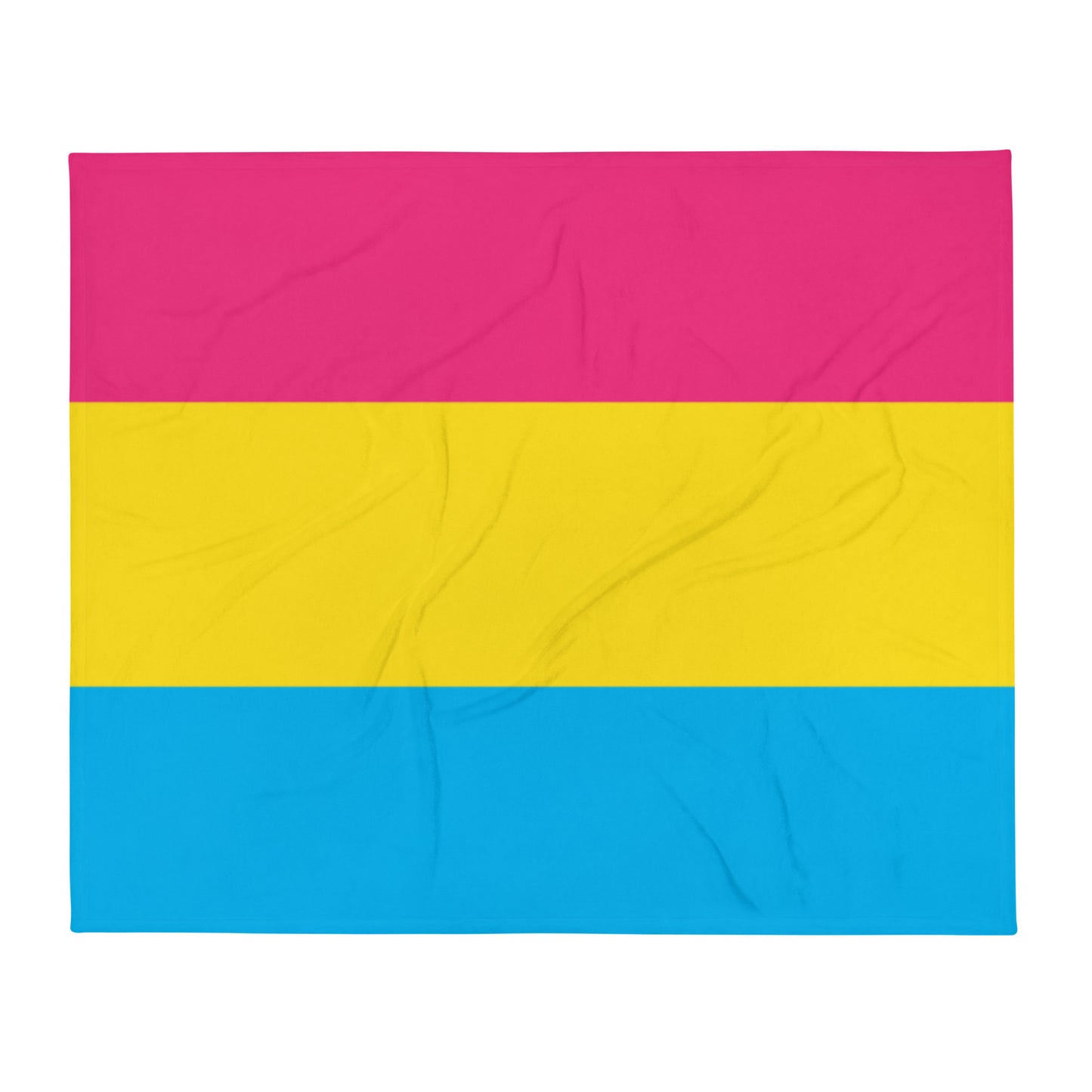 Pansexual Pan Pride Flag Throw Blanket 50in×60in Pansexual throw-blanket-50x60-front-63759c14e6db4