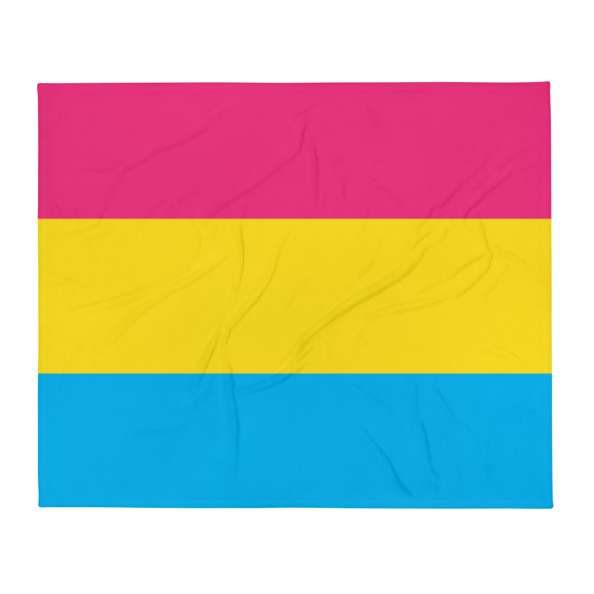 Pansexual Pan Pride Flag Throw Blanket 50in×60in Pansexual throw-blanket-50x60-front-63759c14e6db4