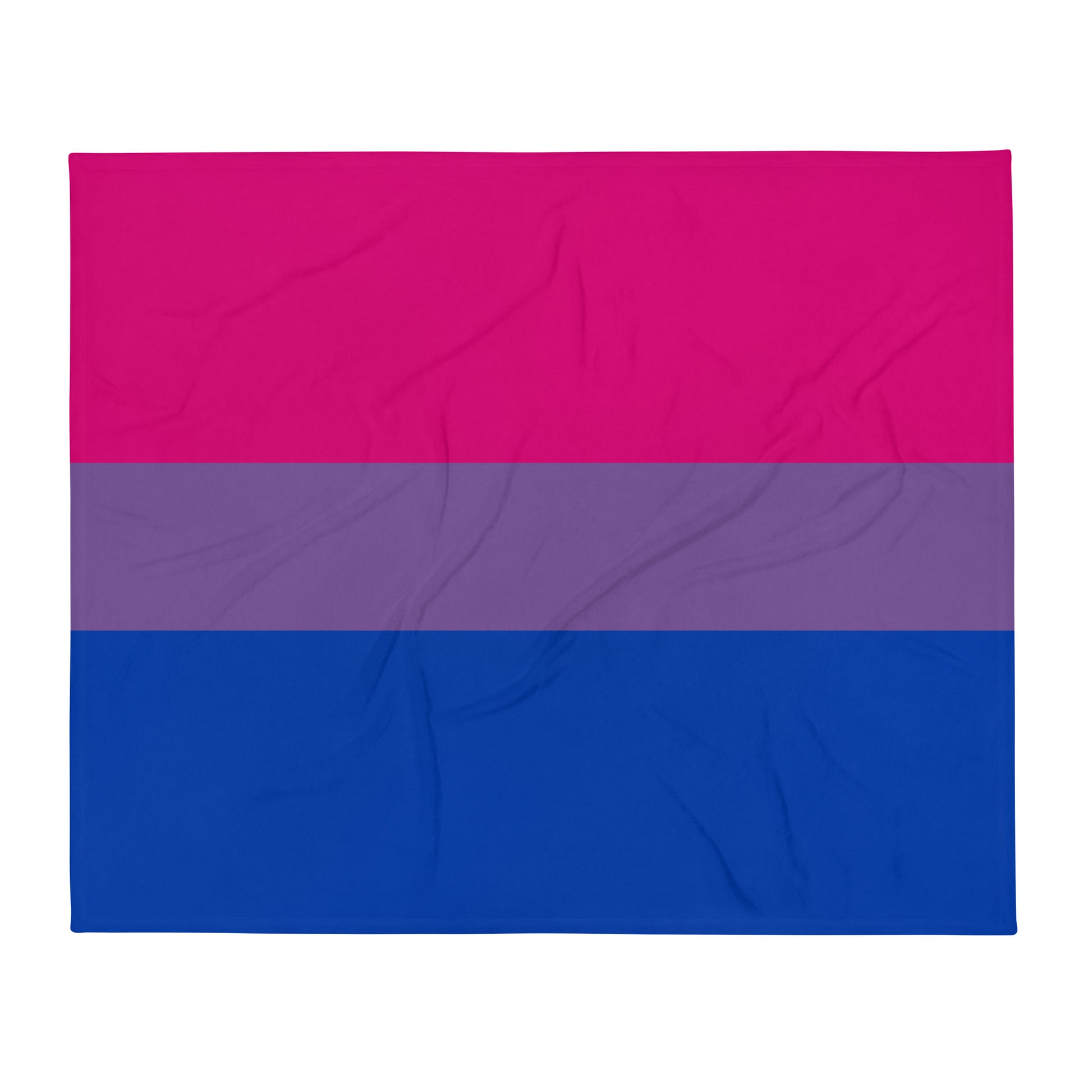 Bisexual Bi Pride Throw Blanket 50in×60in Bisexual throw-blanket-50x60-front-63759d56800b9